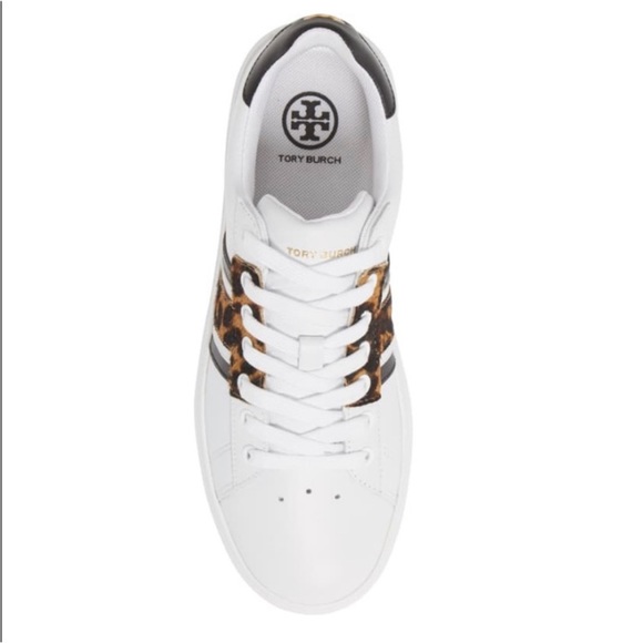 Tory Burch Howell Leopard Sneakers, Used Condition Size 9 - Picture 3 of 15